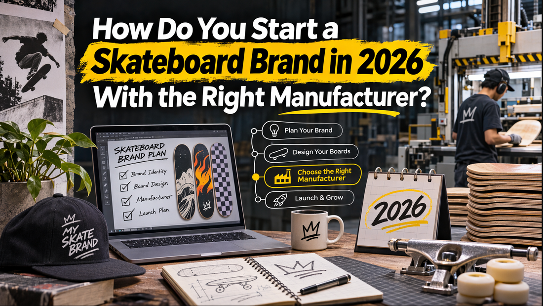 How Do You Start a Skateboard Brand in 2026 With a Right Manufacturer
