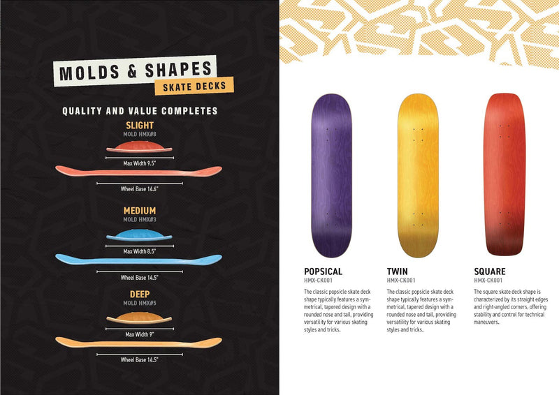 Skateboard Molds & Shapes